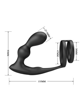 PRETTY LOVE - VIBRATION PENIS SLEEVE VI, vibrating anal stimulation