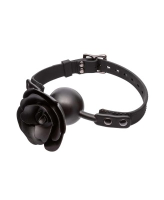 Removable Rose Gag Black