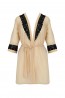 Bielizna-DAISY PEIGNOIR beige L/XL