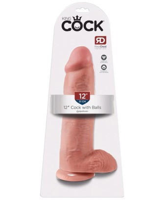 King Cock with balls 12 inch