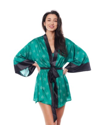 ASTER ROBE GREEN S/M