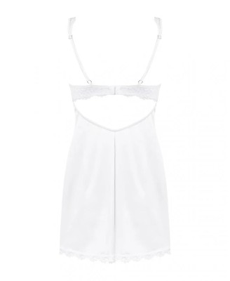 Bielizna-Amor Blanco koszulka i stringi biały  L/XL