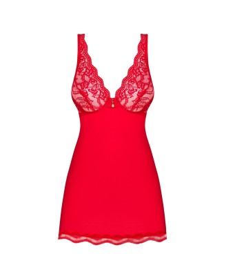 Bielizna-Luvae babydoll i stringi czerwona  S/M