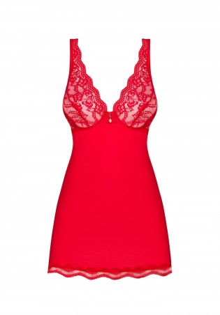 Bielizna-Luvae babydoll i stringi czerwona  S/M