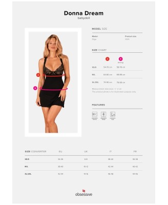 Donna Dream babydoll XL/2XL
