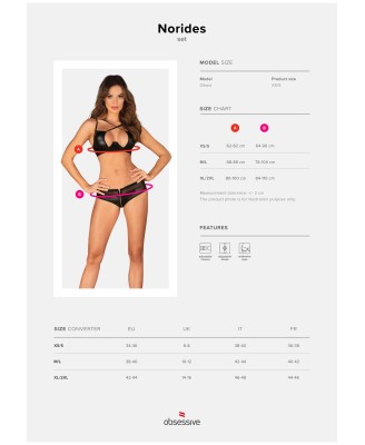 Norides komplet 2-częściowy  M/L