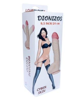 DIONIZOS-LOVECLONEX 9,5" - flexible - Realistyczne Dildo z Przyssawką