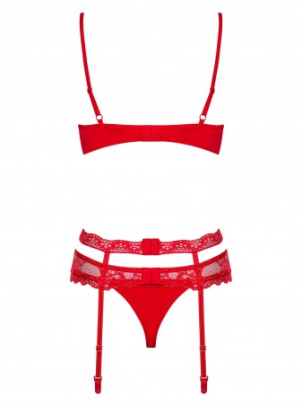 Bielizna-Heartina komplet 3-częściowy L/XL