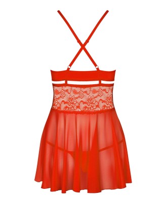 Bielizna-838-BAB-3 babydoll i stringi  S/M