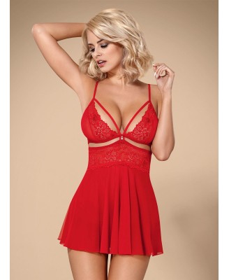 Bielizna-838-BAB-3 babydoll i stringi XXL