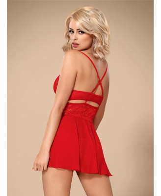 Bielizna-838-BAB-3 babydoll i stringi XXL