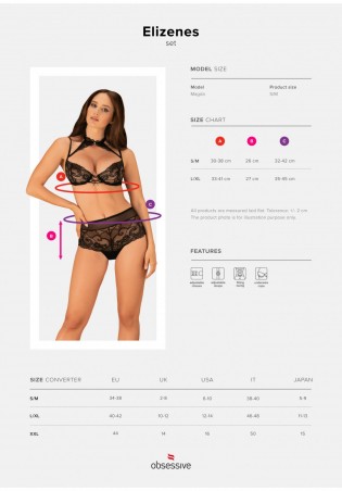 Elizenes komplet 2-częściowy  S/M