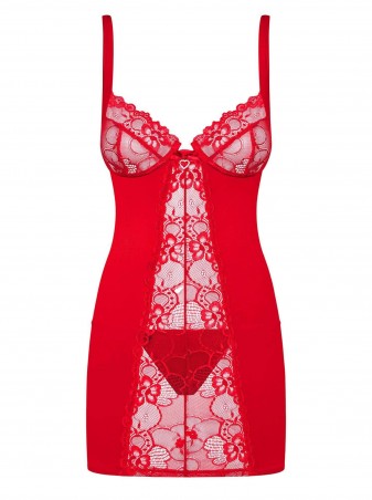 Bielizna-Heartina koszulka i stringi  S/M