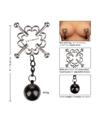 4-Point Weighted Nipple Press Metal
