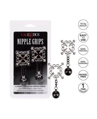 4-Point Weighted Nipple Press Metal