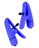 Nipplettes Purple - Wibrujące klamry na sutki - Fiolet