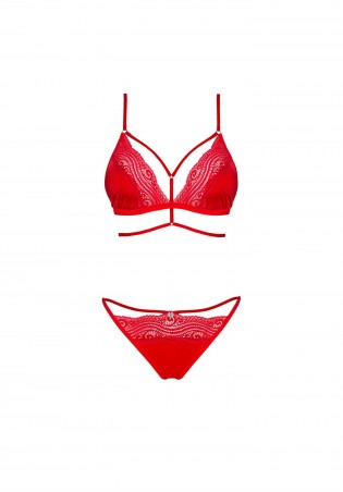 Diyosa komplet 2-częściowy czerwony  XS/S