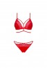 Diyosa komplet 2-częściowy czerwony  XS/S