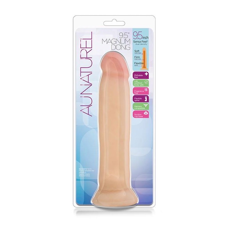AU NATUREL 9.5INCH MAGNUM DONG