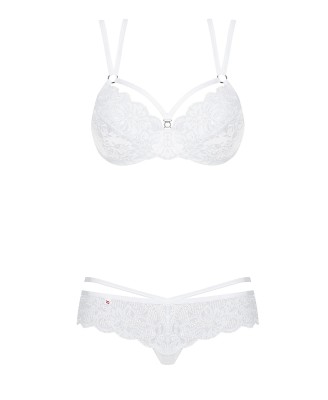 Bielizna-860-SET-2 komplet 2-częściowy biały L/XL