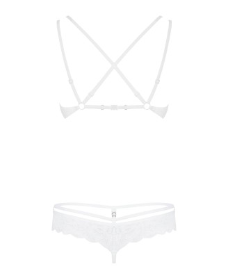 Bielizna-860-SET-2 komplet 2-częściowy biały L/XL