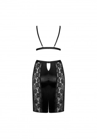 Blanita komplet 2-częściowy czarny  S/M