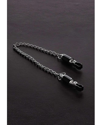 Barrel Tit Clamps with Chain (pair)