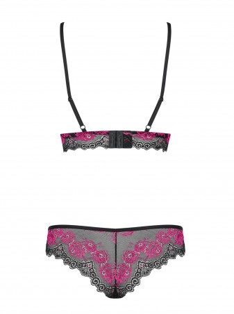 Obsessive - Tulia komplet 2-częściowy Czerwony L/XL