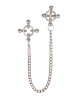 4 Point Nipple Press w Chain Black