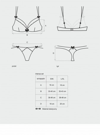 Bielizna-Intensa komplet L/XL