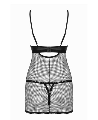 Bielizna-Redella koszulka i stringi czarna L/XL