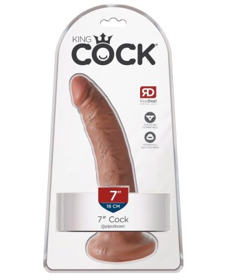 King Cock 7" Cock Tan
