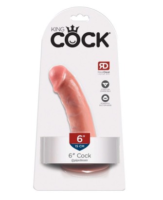 King Cock 6 inch Flesh