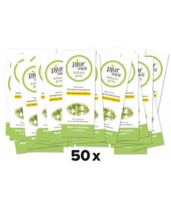 Żel-pjur MED Repair glide 2ml.-Water based personal lubricant with hyaluron - 50 sztuk