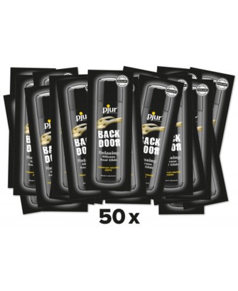 Żel-pjur Backdoor anal glide 1,5ml.-jojoba silicone lubricant - 50 sztuk