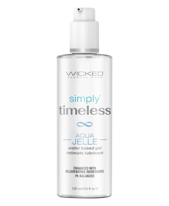 WICKED SIMPLY TIMELESS AQUA JELLE LUBRICANT 120ML