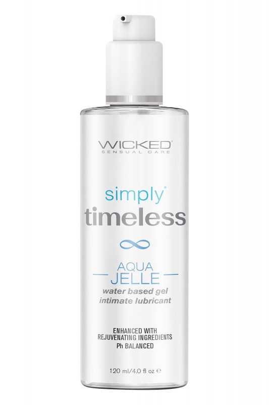 WICKED SIMPLY TIMELESS AQUA JELLE LUBRICANT 120ML