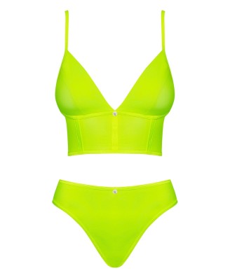 Neonia top i figi żółty  S/M