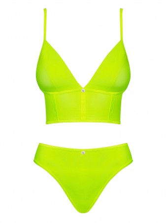 Neonia top i figi żółty  S/M