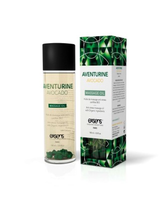 AVENTURINE AVOCADO Organic Massage Oil with stones 100 ml
