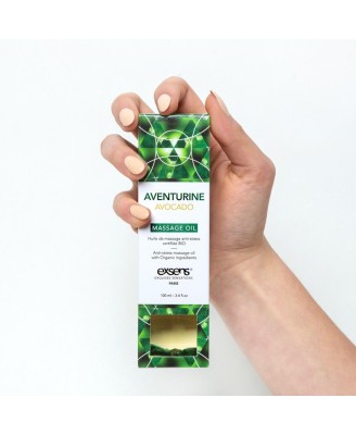 AVENTURINE AVOCADO Organic Massage Oil with stones 100 ml