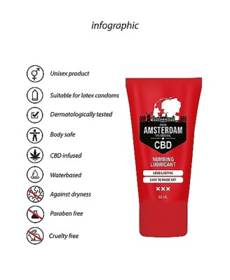 Original CBD from Amsterdam - Numbing Lubricantl - 50 ml