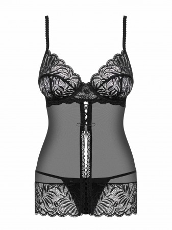 Bielizna-Contica babydoll + string L/XL