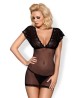 Bielizna-821-CHE-1 koszulka i stringi L/XL