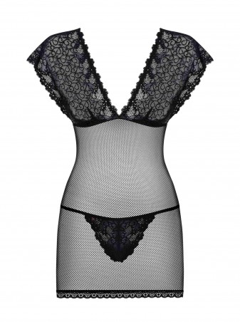 Bielizna-821-CHE-1 koszulka i stringi L/XL