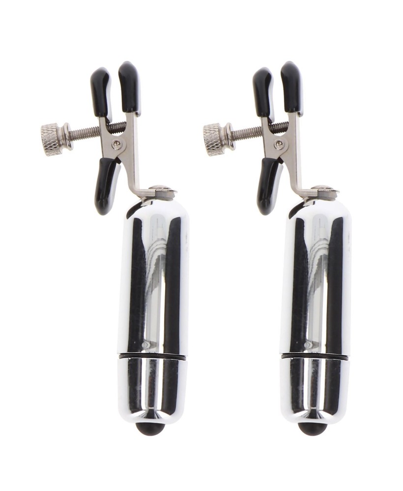 Adjustable Vibrating Clamps Silver