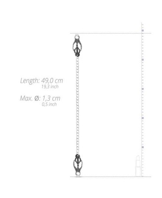 Stymulator-Japanese Clover Clamps With Chain