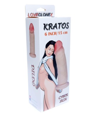 KRATOS-LOVECLONEX 6" - Cieliste Realistyczne Dildo
