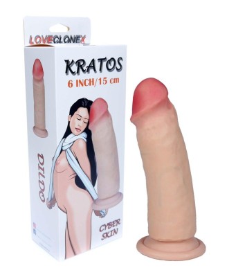 KRATOS-LOVECLONEX 6" - Cieliste Realistyczne Dildo