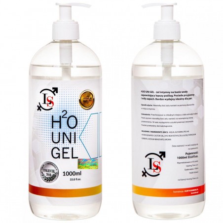 H2O UNI GEL 1000ml - Lubrykant Wodny